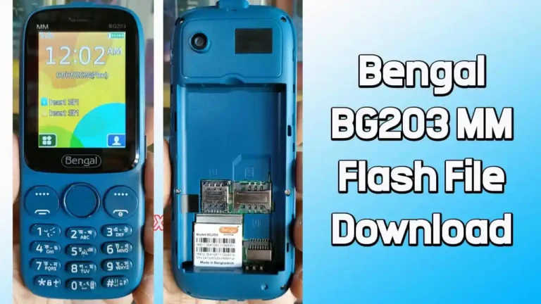 Bengal BG203 MM Flash File MT6261 (Firmware) 100% Tested