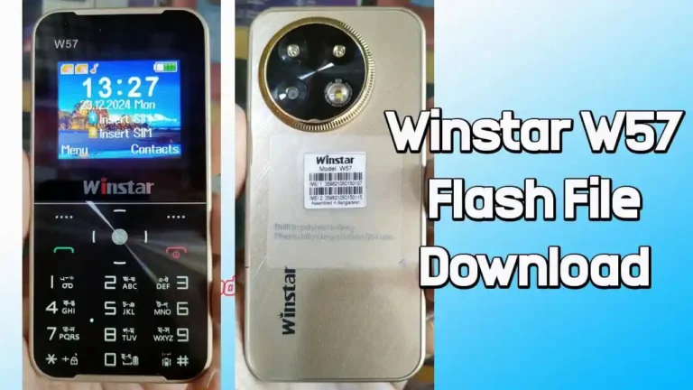 Winstar W57 Flash File MT6261 (Firmware) 100% Tested