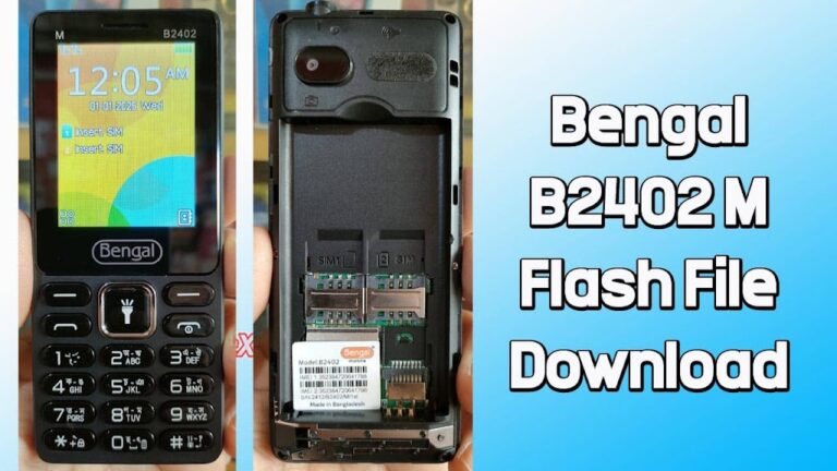 Bengal B2402 M Flash File MT6261 (Firmware) 100% Tested