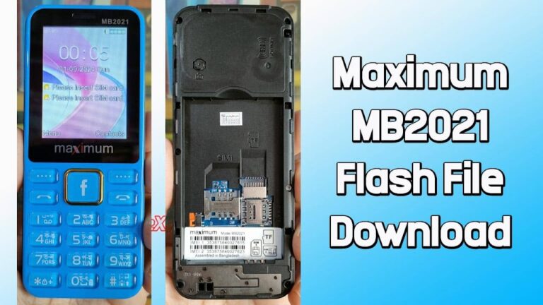 Maximum MB2021 Flash File MT6261 (Firmware) 100% Tested