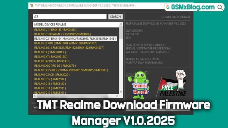 Download TMT Realme Firmware Manager V1.0.2025 – Free & Easy!🚀