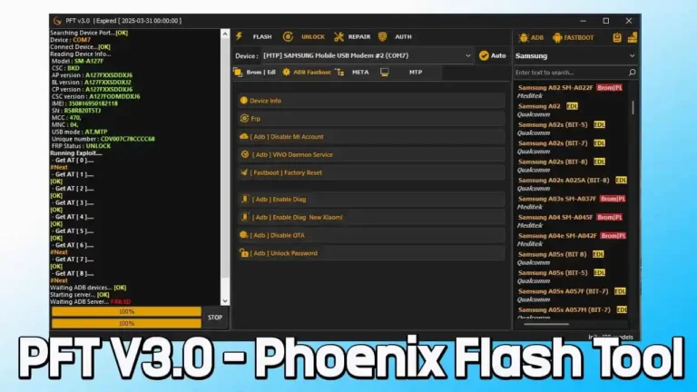 PFT V3.0 (Phoenix Flash Tool) Setup Download – FREE TRIAL 2025