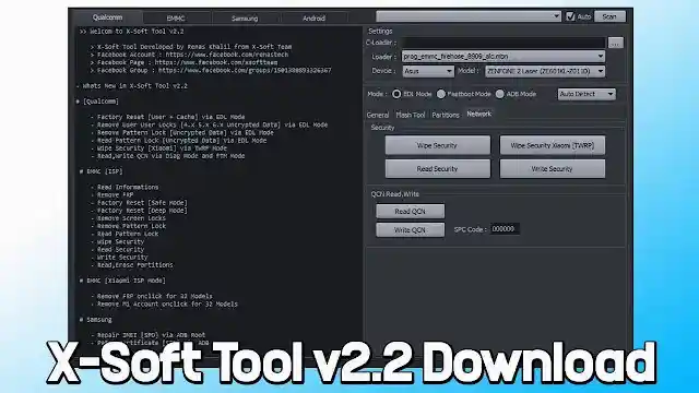 X-Soft Tool v2.2 Download (Latest Version) Remove FRP Lock & Samsung Account X-Soft Tool v2.2 Download (Latest Version) Remove FRP Lock & Samsung Account