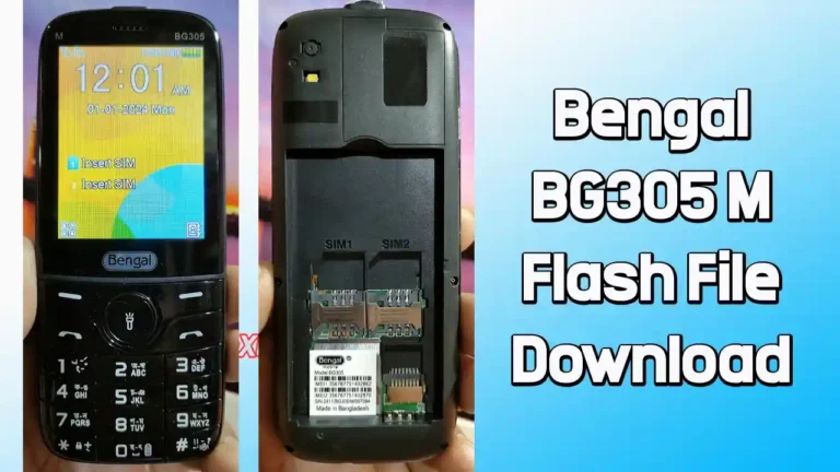 Bengal BG305 M Flash File MT6261 (Firmware) 100% Tested