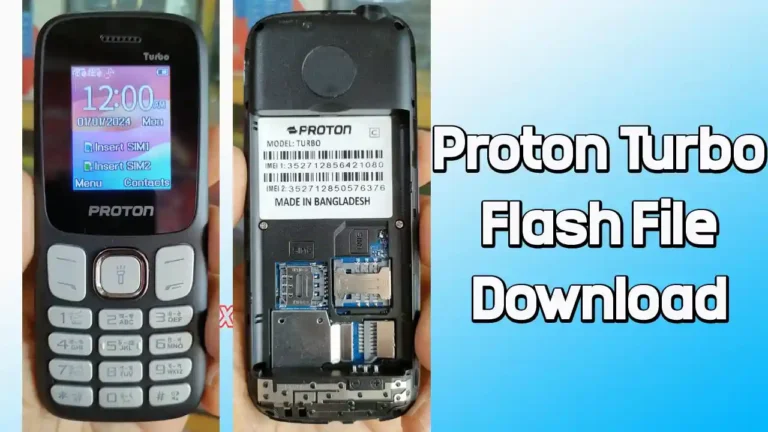 Proton Turbo Flash File SC6533G (Firmware) 100% Tested