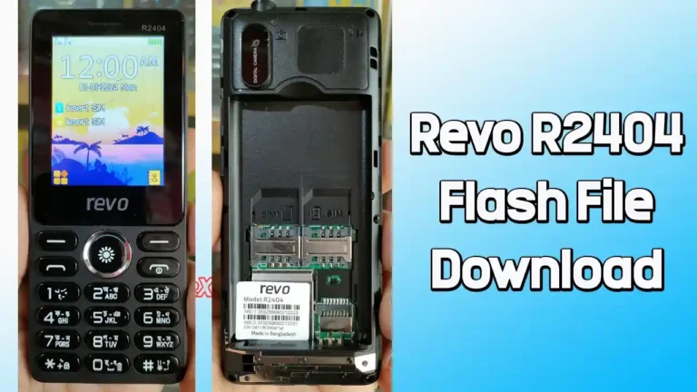Revo R2404 Flash File MT6261 (Firmware) 100% Tested