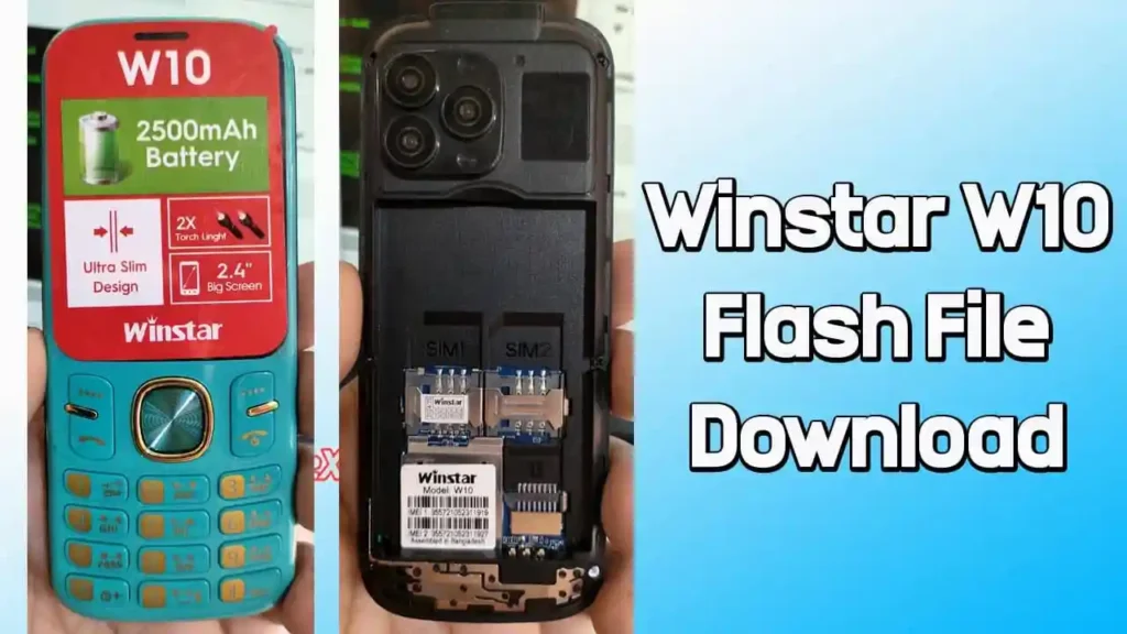 Winstar W10 Flash File MT6261 (Firmware) 100% Tested 1 Winstar W10 Flash File