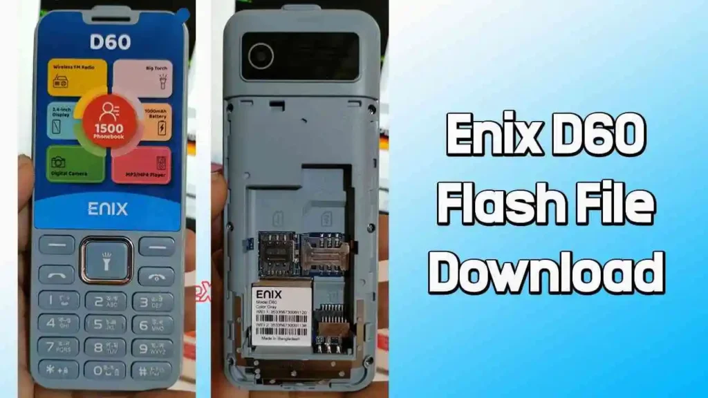Enix D60 Flash File MT6261 (Firmware) 100% Tested 1 Enix D60 Flash File