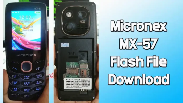 Micronex MX-57 Flash File MT6261 (Firmware) 100% Tested