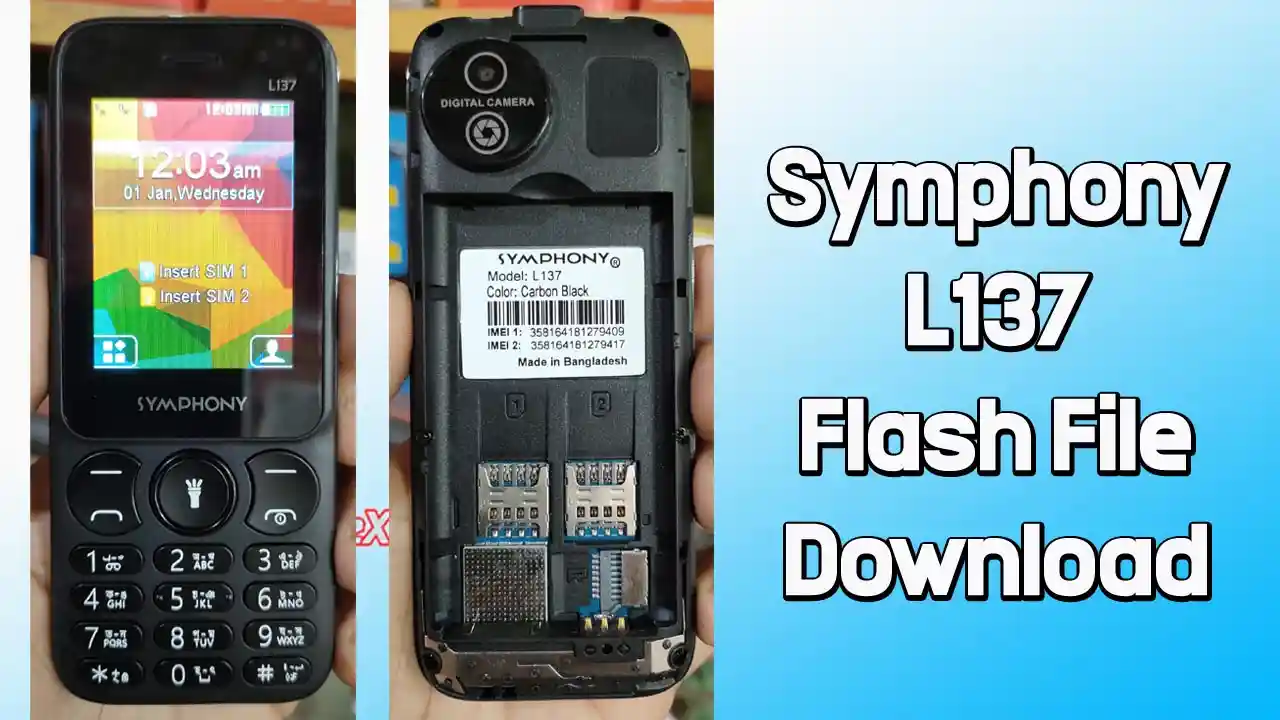 Symphony L137 Flash File MT6261 (Firmware) 100% Tested 1 Symphony L137 Flash File