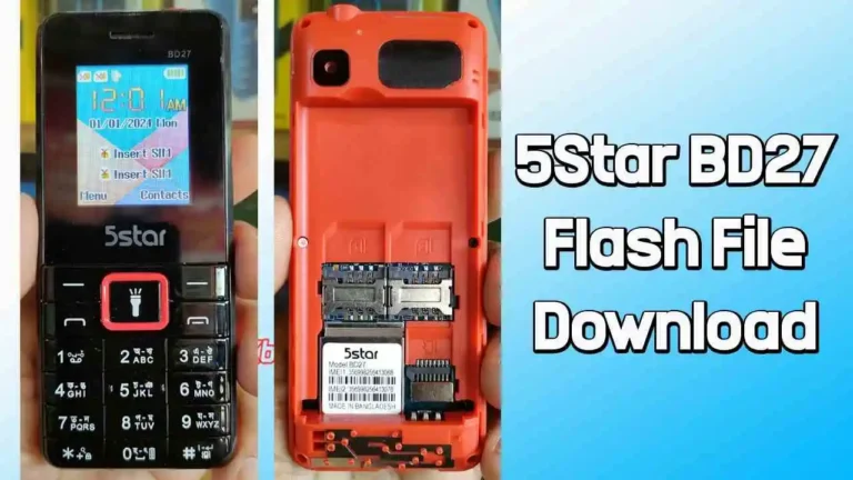 5Star BD27 Flash File SC6533G (Firmware) 100% Tested