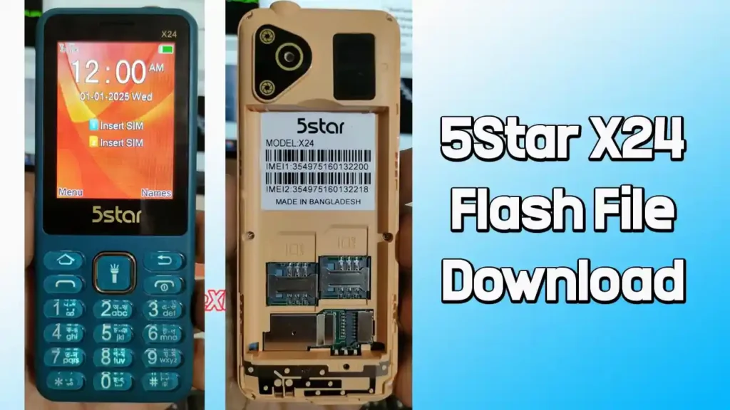 5Star X24 Flash File MT6261 (Firmware) 100% Tested 1 5Star X24 Flash File