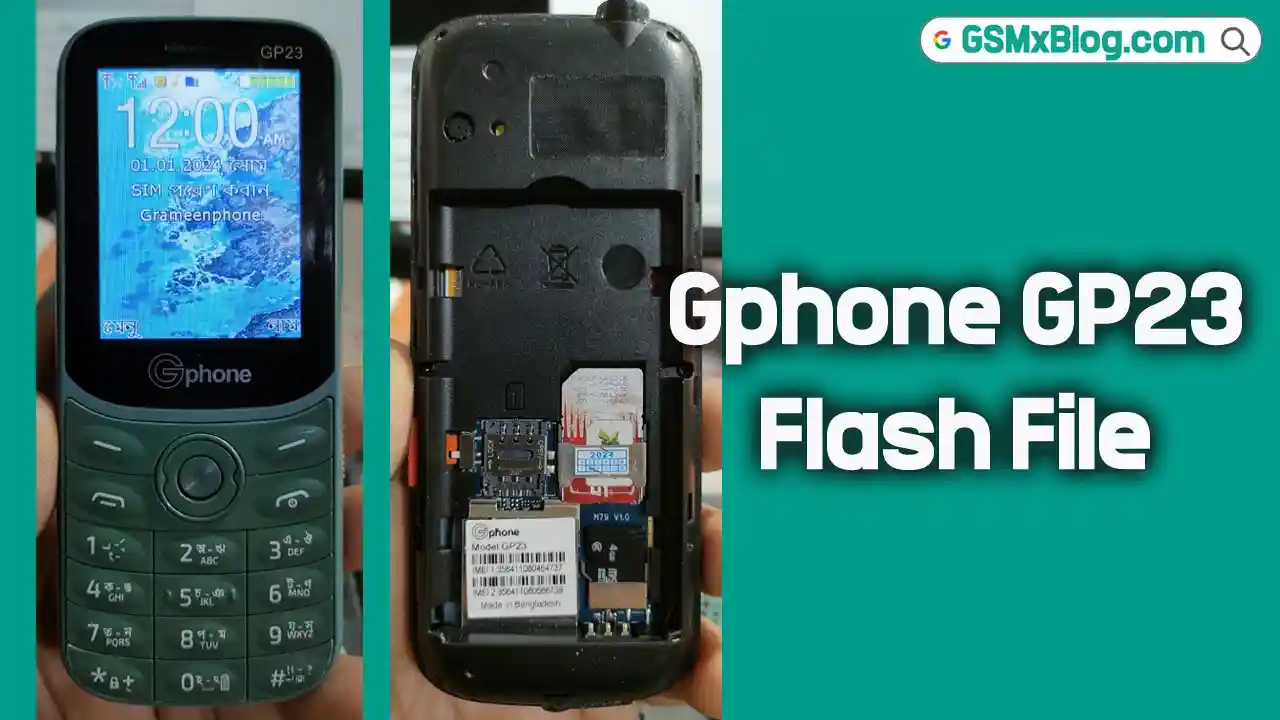 Gphone GP23 Flash File MT6261 (Version 3) 100% Tested 1 Gphone GP23 Flash File MT6261 (Version 3)