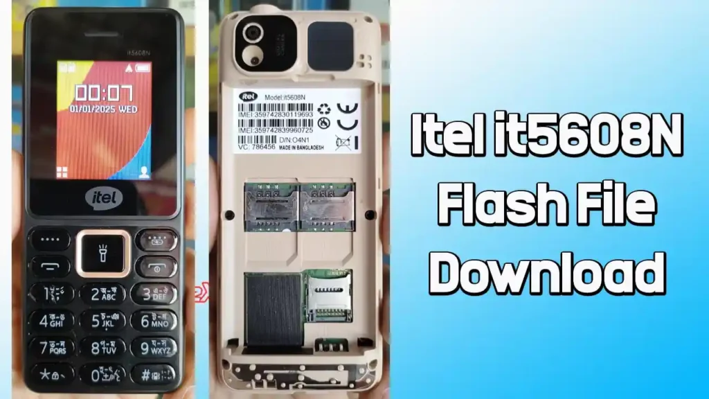 Itel it5608N Flash File SC6531E (Firmware) 100% Tested 1 Itel it5608N Flash File