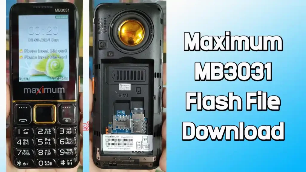 Maximum MB3031 Flash File SC6531E (Firmware) 100% Tested 1 Maximum MB3031 SC6531E Flash File