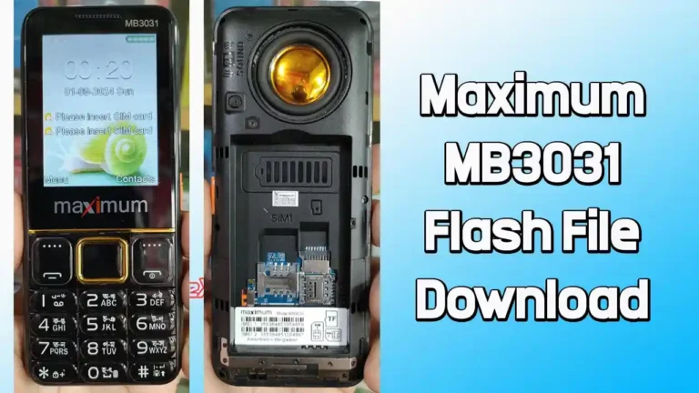 Maximum MB3031 Flash File SC6531E (Firmware) 100% Tested