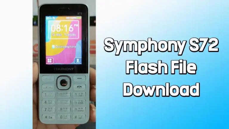 Symphony S72 Flash File MT6261 (Firmware) 100% Tested