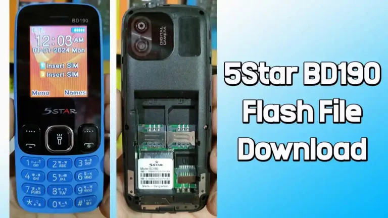 5Star BD190 Flash File MT2502 (Firmware) 100% Tested