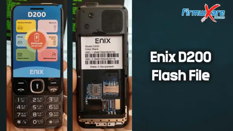 Enix D200 Flash File MT6261 (Firmware) 100% Tested