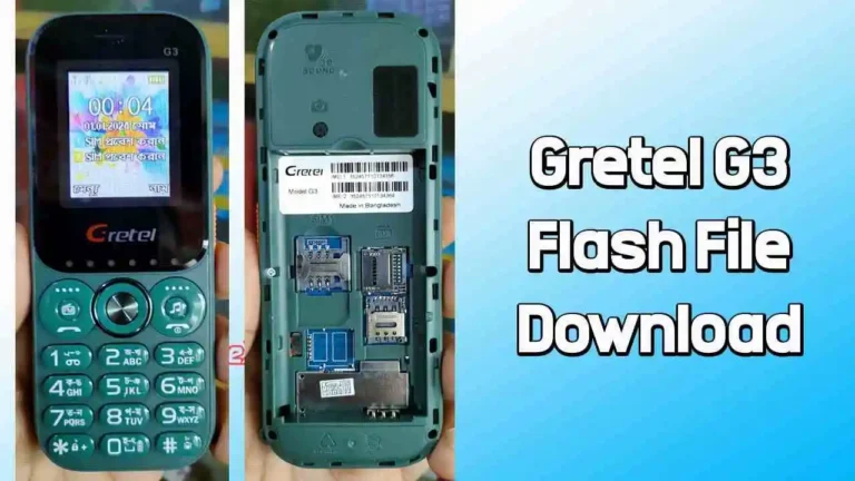 Gretel G3 Flash File MT6261 (Version 3) 100% Tested