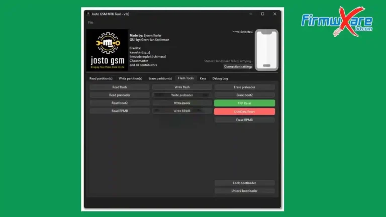Josto GSM MTK Tool v1.0 (Latest Version) Free – 100% Working, No Activation Required