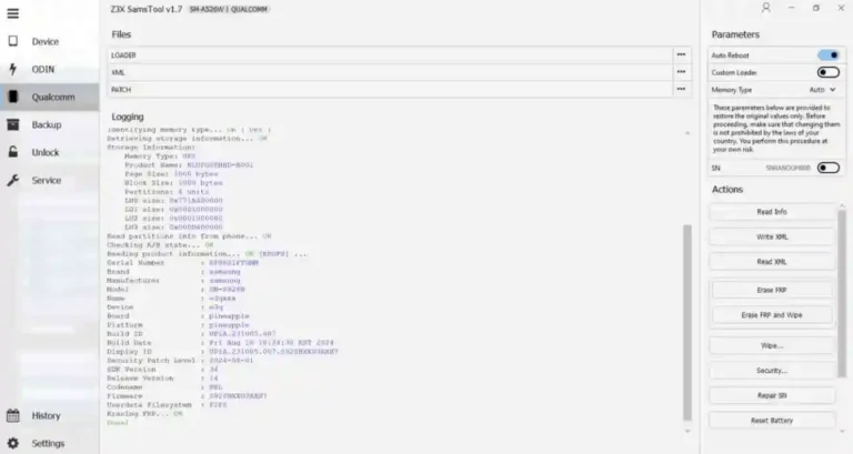 SamsTool Online v1.19 Download Latest Updete  – Unlock Samsung Exynos Devices Easily