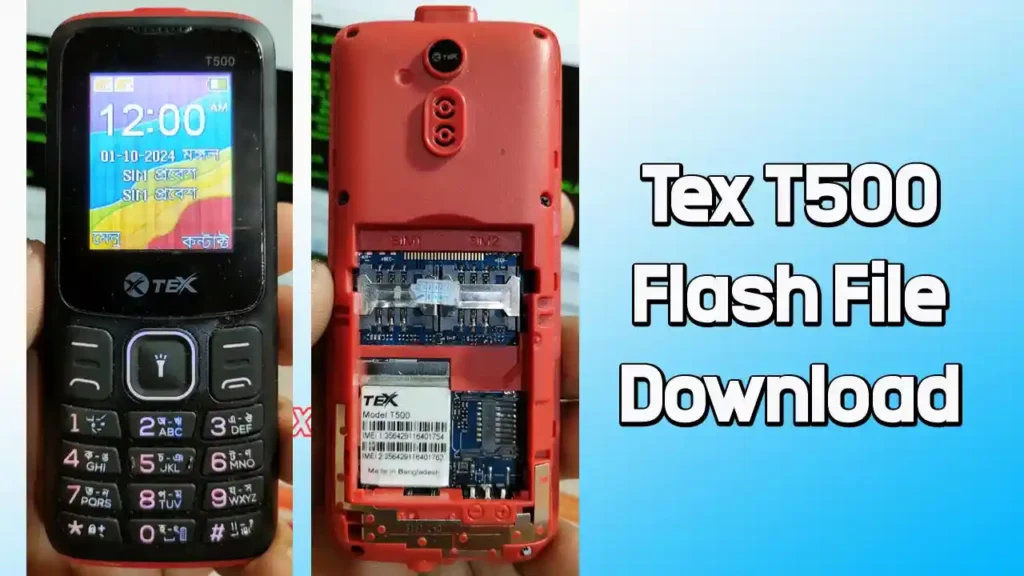 Tex T500 Flash File SC6531E (Version 24) 100% Tested 1 Tex T500 Flash File SC6531E (Version 24)