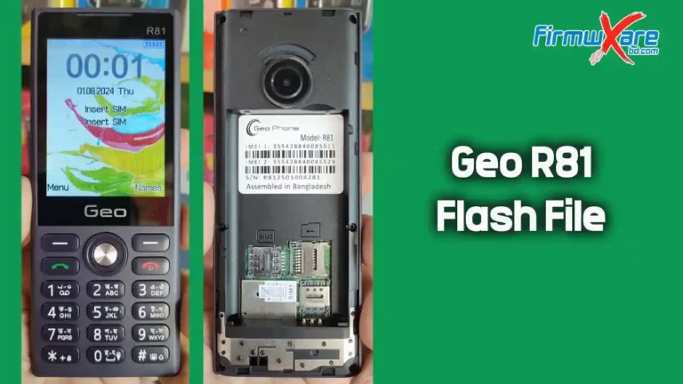 Geo R81 Flash File SC6531E (Firmware) 100% Tested