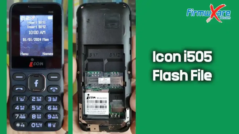 Icon i505 Flash File SC6533G (ERIS) 100% Tested