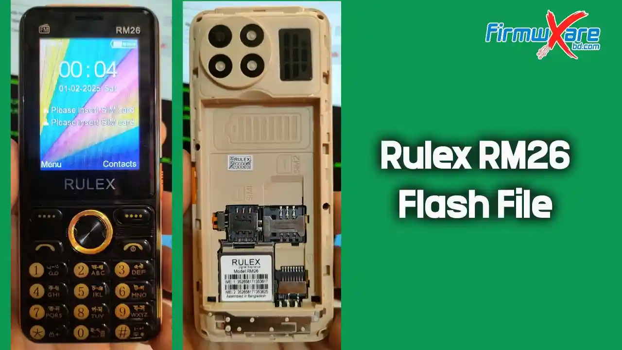 Rulex RM26 Flash File SC6531E (Firmware) 100% Tested 1 Rulex RM26 SC6531E Flash File