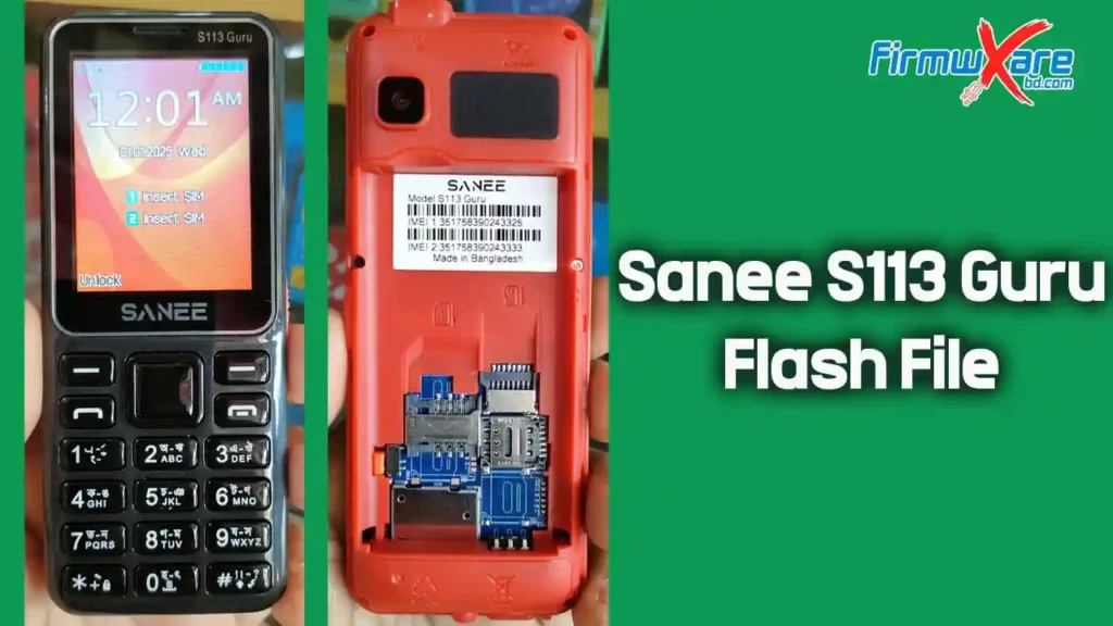 Sanee S113 Guru Flash File MT6261 (Firmware) 100% Tested 1 Sanee S113 Guru Flash File