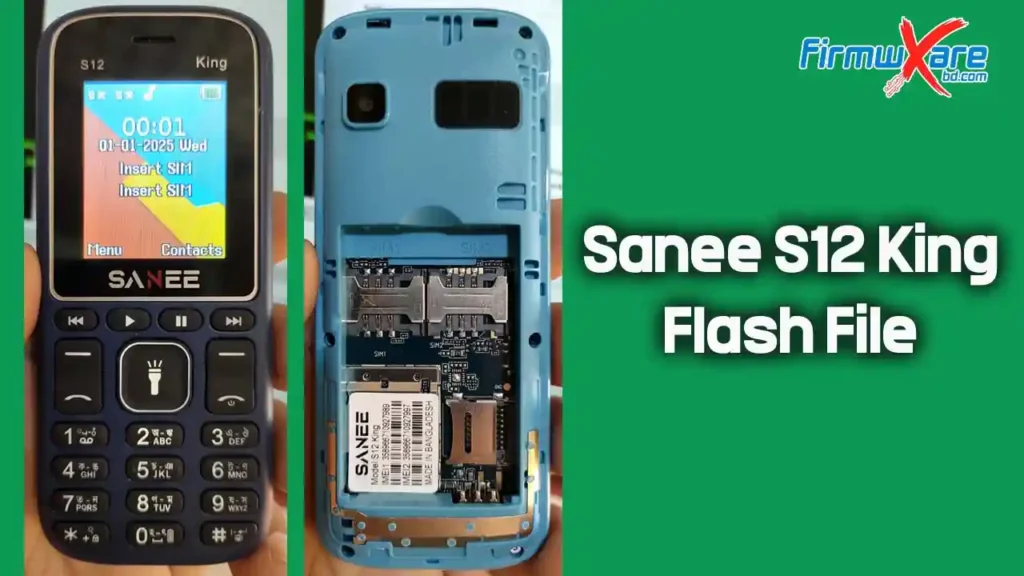 Sanee S12 King Flash File MT6261 (Firmware) 100% Tested 1 Sanee S12 King Flash File