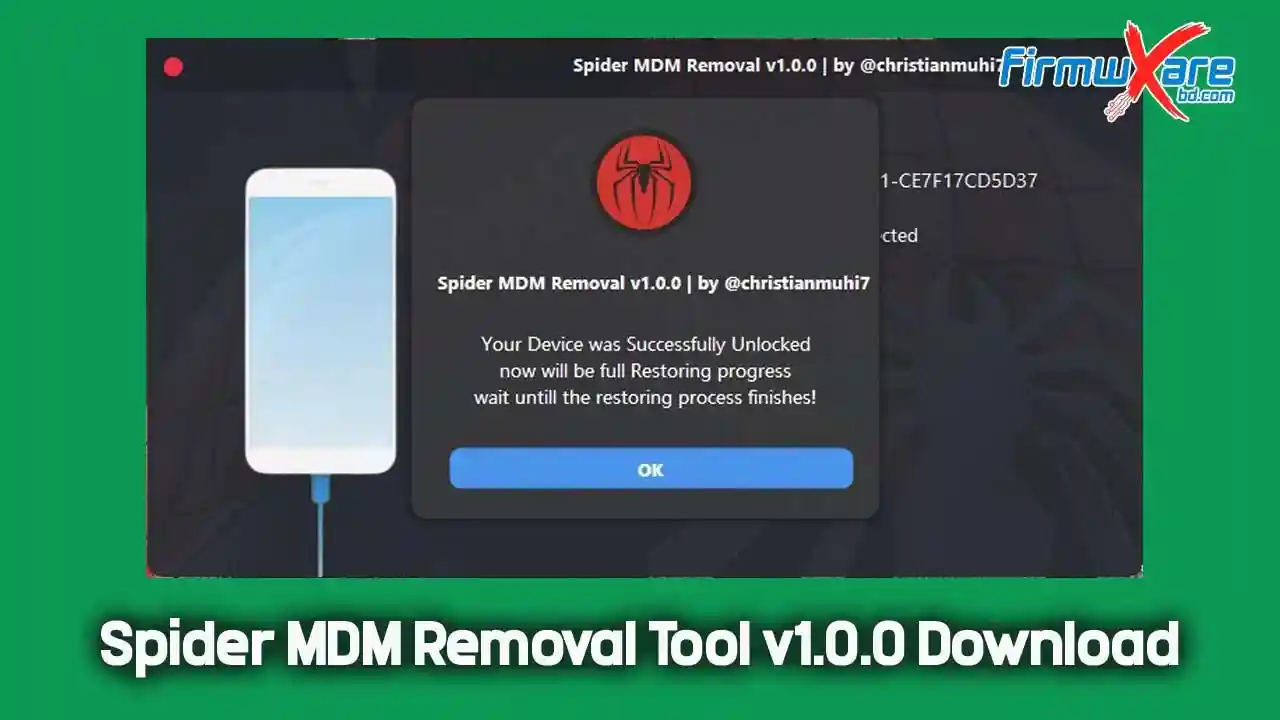 Spider MDM Removal Tool v1.0.0 Download – Free MDM Tool for iOS Devices 1 Spider MDM Removal Tool v1.0.0 Download