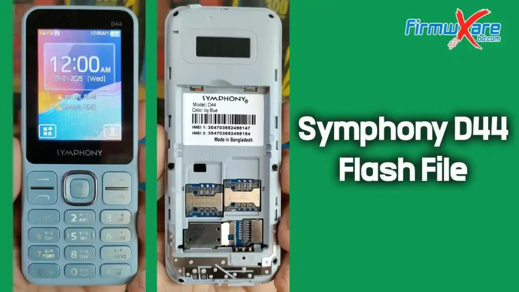 Symphony D44 Flash File SC6531E (Firmware) 100% Tested 1 Symphony D44 Flash File