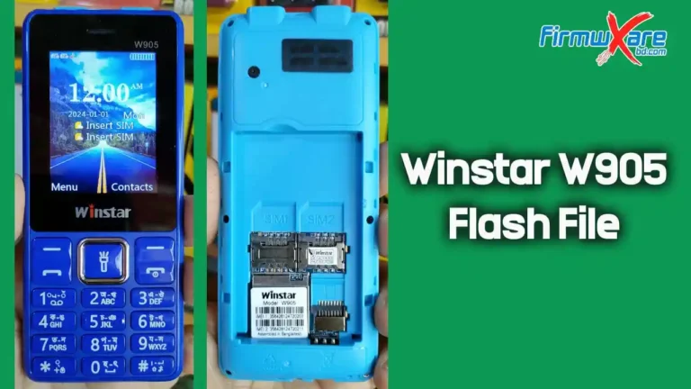 Winstar W905 Flash File SC6531E (Version 25) 100% Tested