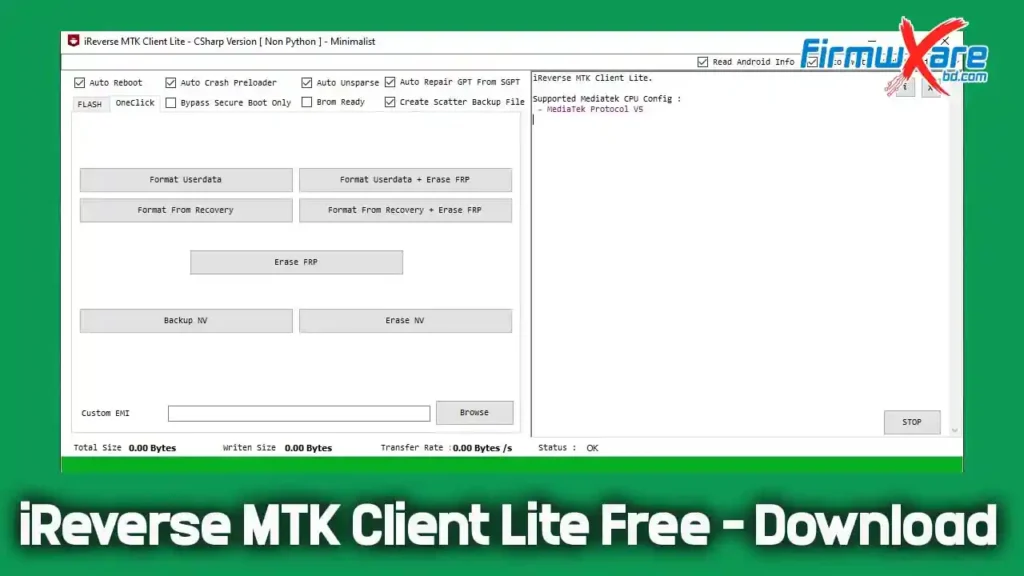 Download iReverse MTK Client Lite Free 2025