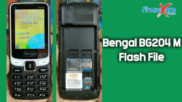 Bengal BG204 M Flash File MT6261 (Firmware) 100% Tested