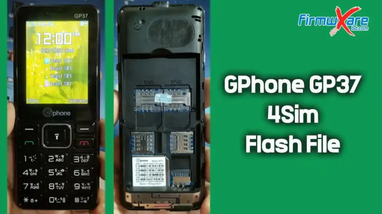 GPhone GP37 4Sim Flash File MT6261 (Firmware) 100% Tested