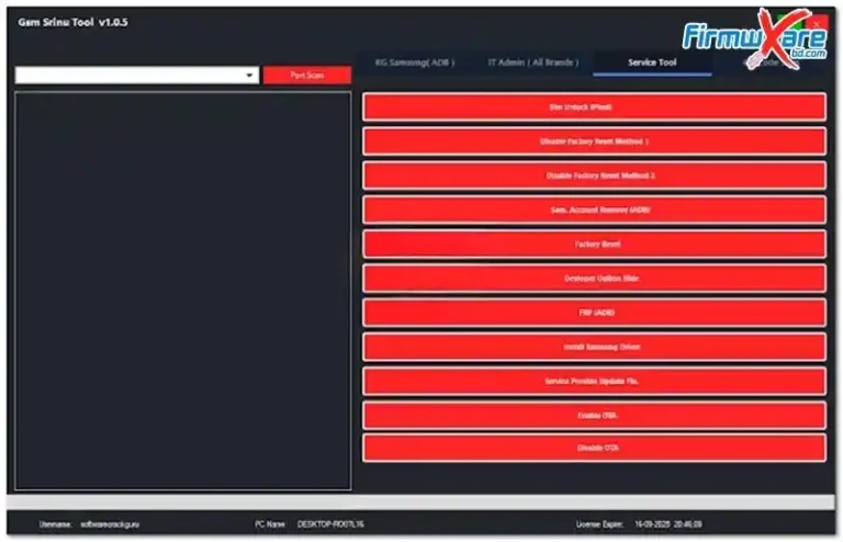 GSM Srinu Tool v1.0.5 Free Download: Samsung MDM Solution