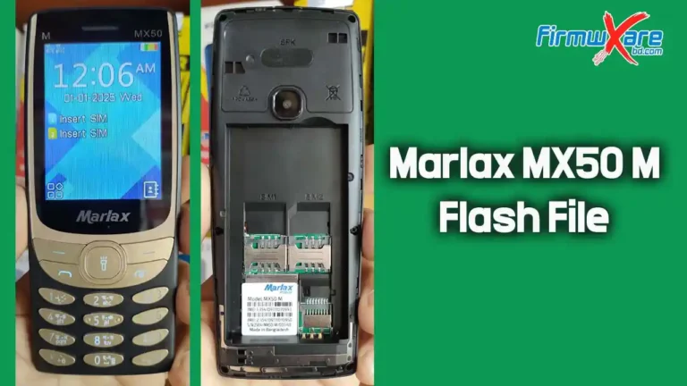 Marlax MX50 M Flash File MT6261 (Firmware) 100% Tested