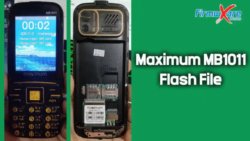 Maximum MB1011 Flash File SC6531E (Version 2) 100% Tested 1 Maximum MB1011 Flash File