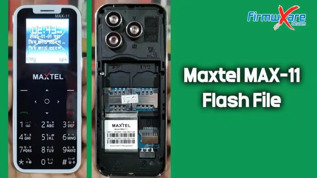 Maxtel MAX-11 Flash File SC6531E (Version 2)
