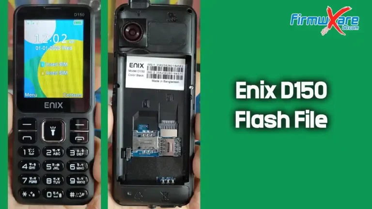 Enix D150 Flash File MT6261 (Firmware) 100% Tested