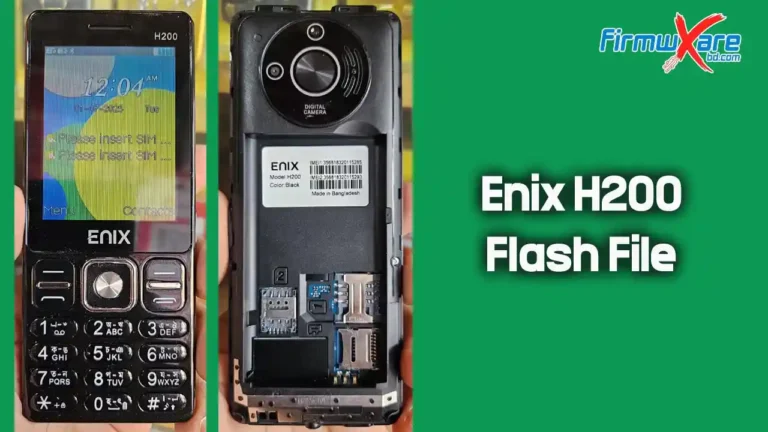 Enix H200 Flash File SC6531E (Firmware) 100% Tested