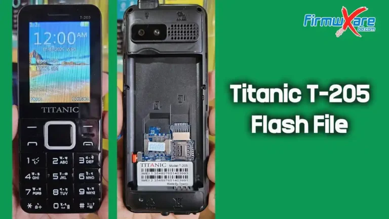 Titanic T-205 Flash File MT6261 (Version 2) 100% Tested Titanic T-205 Flash File MT6261 (Version 2) 100% Tested