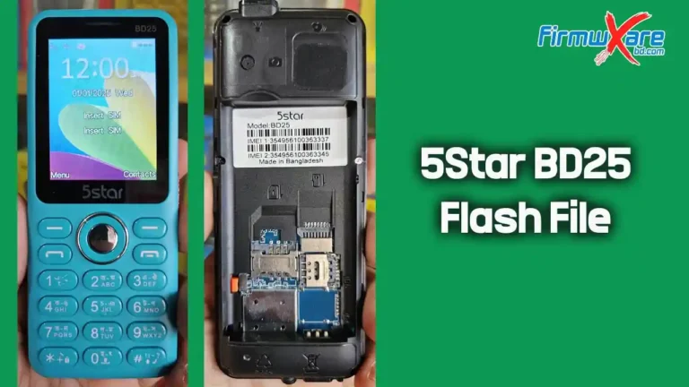 5Star BD25 Flash File SC6533G (Firmware) 100% Tested