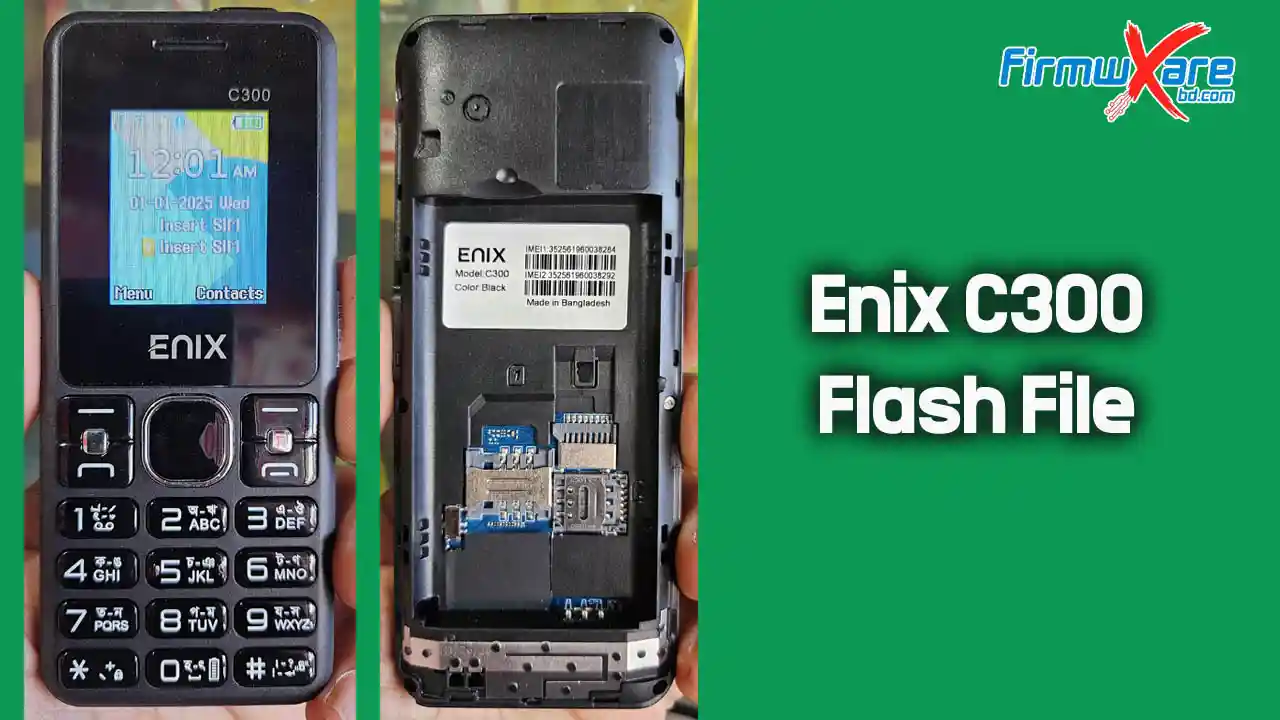 Enix C300 Flash File MT6261 (Firmware) 100% Tested 1 Enix C300 Flash File