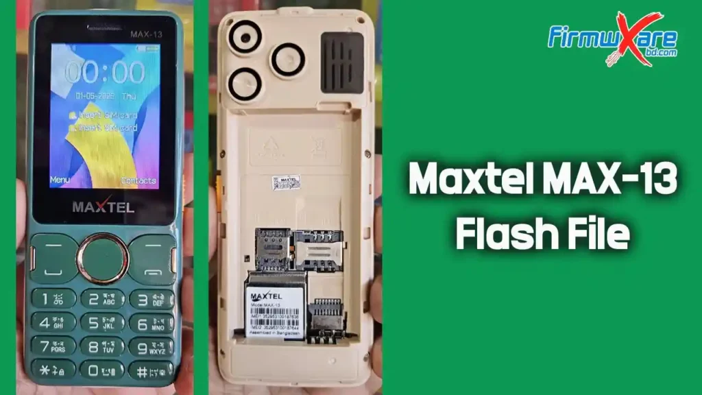 Maxtel MAX-13 Flash File SC6531E (Version 3)