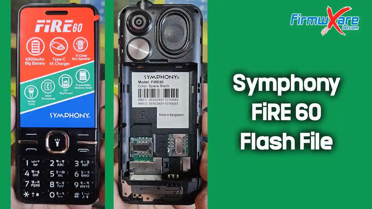 Symphony FiRE 60 Flash File MT6261 (Firmware) 100% Tested 1 Symphony FiRE 60 Flash File