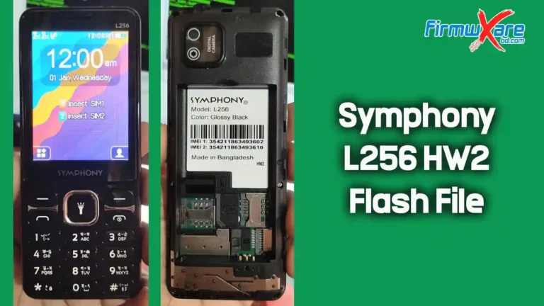 Symphony L256 HW2 Flash File MT6261 (Firmware) 100% Tested